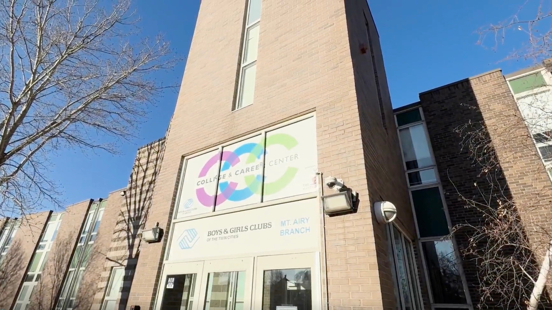 The Boys & Girls Club of the Twin Cities building entrance